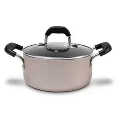 BRINOX - Cacerola Con Tapa 22cm 3.4L Saffron Champagne
