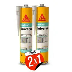 SIKA - Adhesivo y Sellante elástico de juntas Sikaflex Universal Gris x 300ml