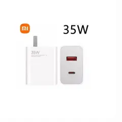XIAOMI - Cargador Para 35W Doble Puerto USB A y USB C - Original