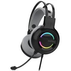ANTRYX - AUDIFONO CON MICROFONO GAMER IRIS-K GRAY 7.1 VIRTUAL USB