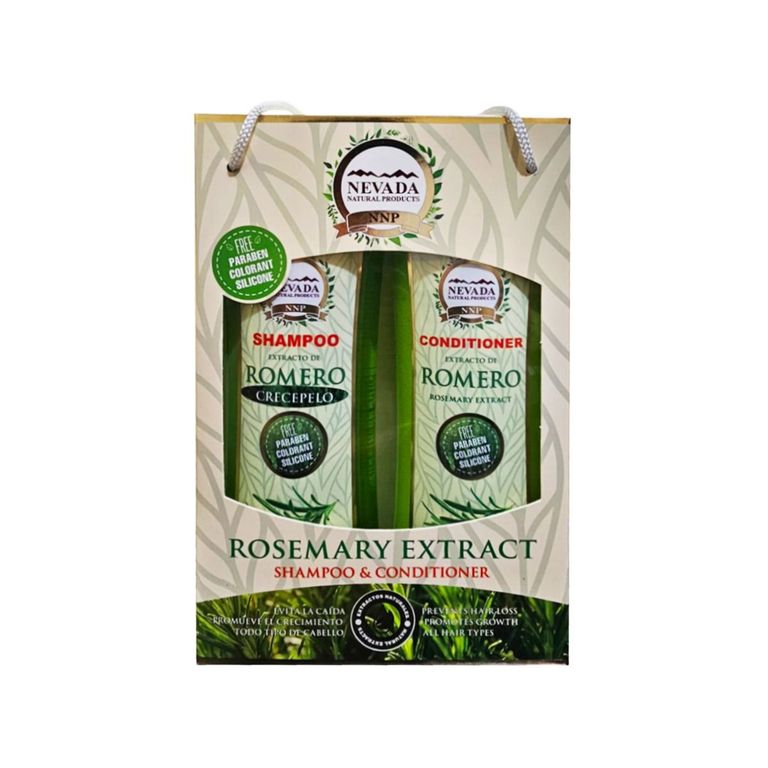 Set Shampoo Romero Crecepelo y Acondicionador 420ml