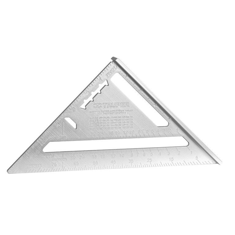 Escuadra rápida, de aluminio 7 pulgadas,