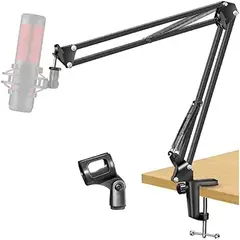GENERICO - Soporte de Microfono para Escritorio Brazo Plegable