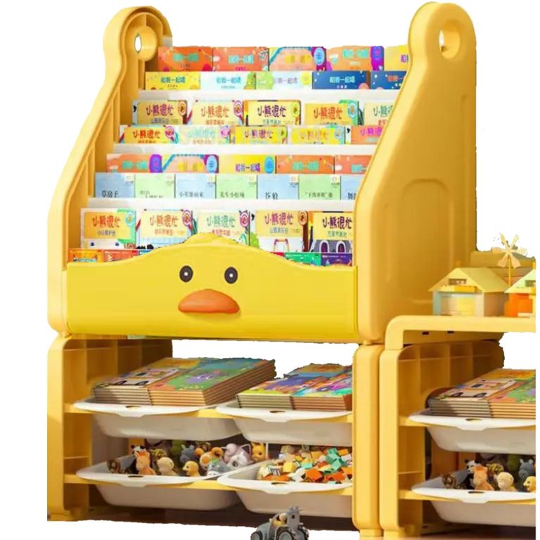 Organizador de Plástico MONTESSORI para libros y juguetes infantil