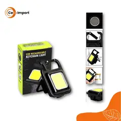 GENERICO - LLAVERO LINTERNA RECARGABLE Y DESTAPADOR