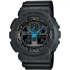 G-SHOCK - Reloj de resina negro GA-100C-8A