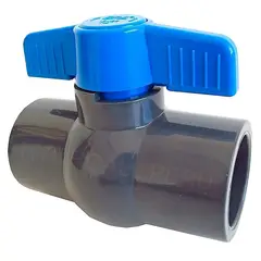 ERA - Valvula Esferica tipo Bola PVC 1 1/2" C/ROSCA NPT - Hydroall Peru