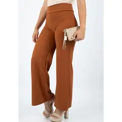 GENERICO - PANTALÓN PALAZO DE DAMA SCUBA LICRADO