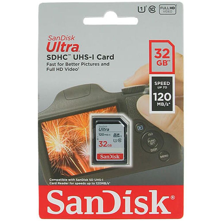 Memoria SD Ultra SDXC 32gb UHS-I Clase-10 U1 120mbs