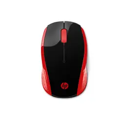 HP - Mouse Inalámbrico 200 Rojo