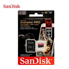 SANDISK - Memoria Micro SD Extreme Pro 64GB 4K 200MBS A2 U3