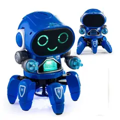 GENERICO - JUGUETE ROBOT INTERACTIVO CAMINA CON LUCES Y SONIDO NIÑOS