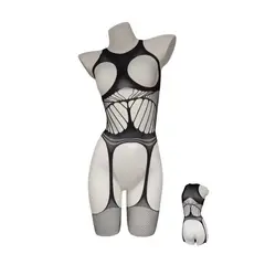 GENERICO - LENCERIA CORPORAL MALLA CATSUIT VESTIDO