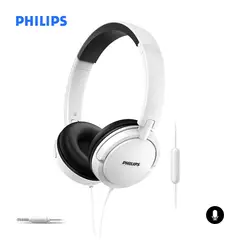 PHILIPS - Audífonos Extra Bass Con Micrófono SHL5005 Blanco