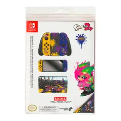 NINTENDO - Skin y Protector Set Switch Splatoon 2 Stand Off