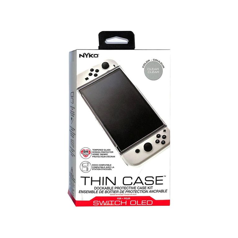 Estuche Thin Case Nintendo Switch Oled Clear Clear