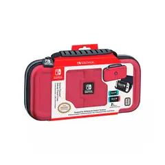 NINTENDO - Estuche Game Traveler Deluxe Travel Red Black 1680D Switch Oled Nns40R