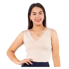 GENERICO - Polo Cuello V Suplex Anne Mujer