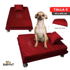 GENERICO - Cama para perro TARIMA DOG - Talla S - Rojo
