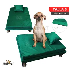 GENERICO - Cama para perro TARIMA DOG - Talla S - Verde