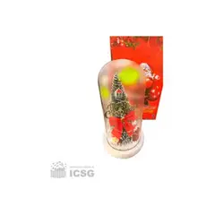 GENERICO - CAPSULA CON LUZ LED NAVIDEÑO DE ADORNO NAVIDEÑO