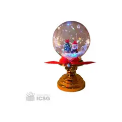 GENERICO - ESFERA CON LUZ LED NAVIDEÑA ADORNO NAVIDEÑO