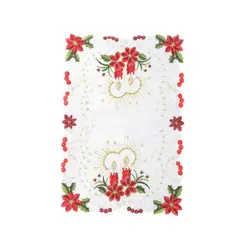 GENERICO - 6 Individual para Mesa Navideño 28.5 x 42.5 cm Adorno de Navidad