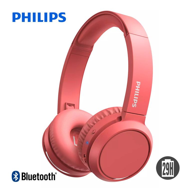 Audífonos TAH4205 Bluetooth C/Micro 29 Hrs Rojo