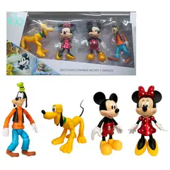 DISNEY - Set Coleccionable Mickey y Amigos Articulable 100-2
