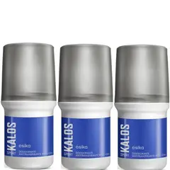Esika - 3 Desodorante Kalos Sport Roll On 50 ml