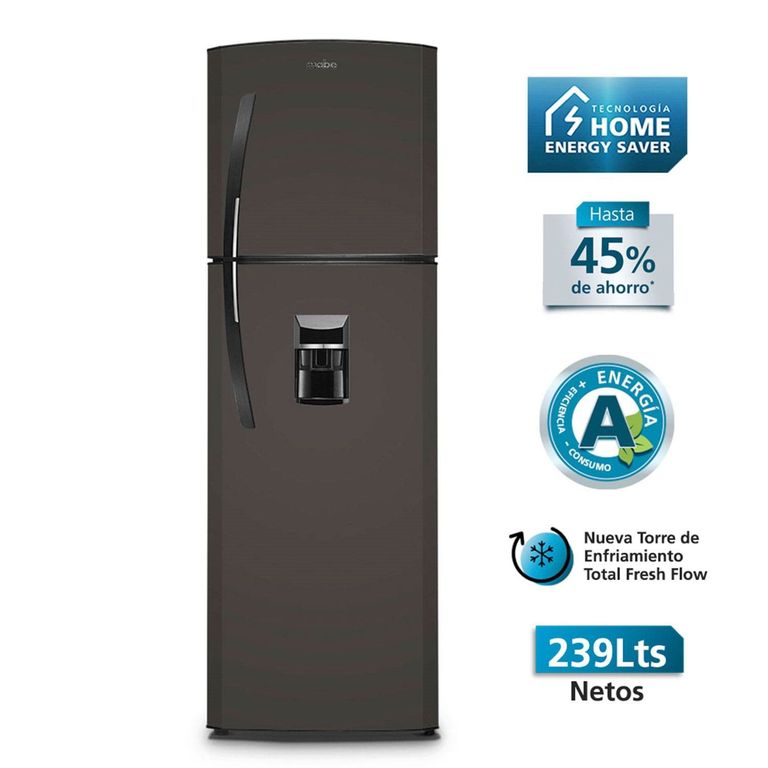 Refrigeradora No frost 239 Lts Netos Grafito - RMA255FYPG