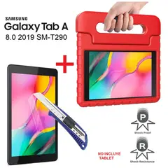 GENERICO - Funda Niños & Mica de Vidrio para Samsung Tab A 8.0 2019 SM-T290
