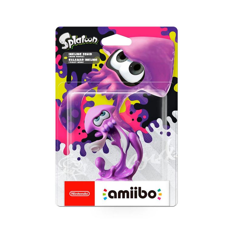 Amiibo Series Splatoon Switch - Inkling Squid Neon Purple