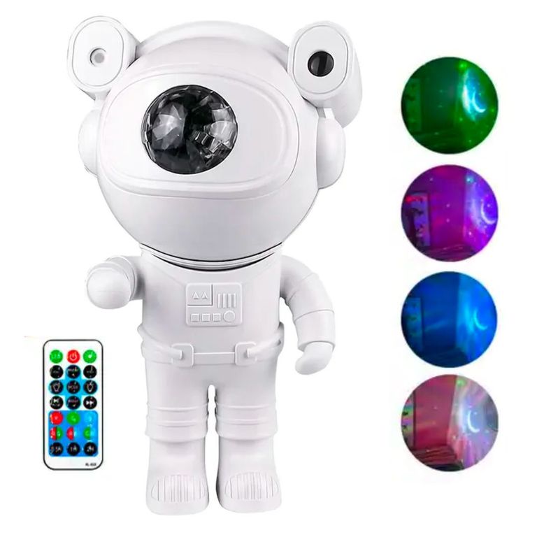 Proyector LED Astronauta 2 en 1 Parlante Bluetooth con Control XL-731B