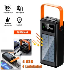 HOCO - Power Bank 30000mAh 12 EN 1 DB33 Con Linterna LED Android Iphone