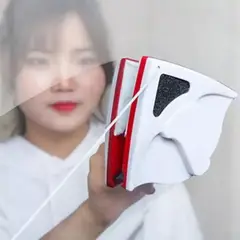 GENERICO - LIMPIADOR DE VIDRIO DE PORCELANA MAGNÉTICO - DOBLE CARA