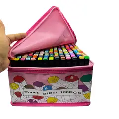 OEM - Plumones Touch 168 Piezas Doble Punta