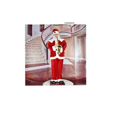 GENERICO - Navidad papa noel con movimiento 3d