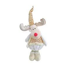 GENERICO - Patilargo Reno Navideño Dorado