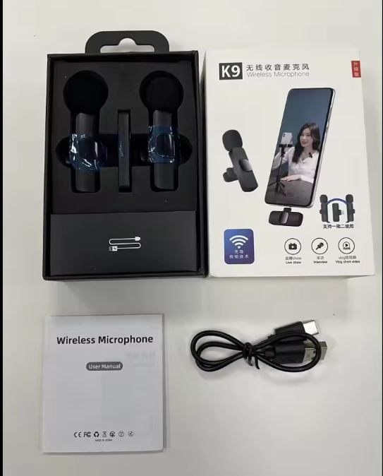 MICROFONO INALAMBRICO K9