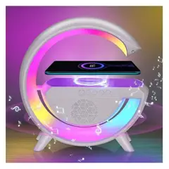 GENERICO - Cargador inalámbrico lámpara parlante bluertooh multifuncional paric