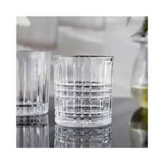 GENERICO - Set de 6 vasos para whisky o bebidas capa.300ml