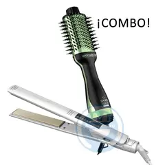 GAMA - Combo Alisadora BECHS0000002536 y Cepillo Secador