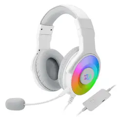 REDRAGON - Audífono Gamer Pandora H350W RGB 7.1 USB Blanco