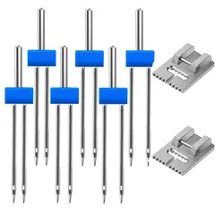 GENERICO - 6 Agujas Dobles Gemelas Para Maquina Coser Con 2 Prensatelas