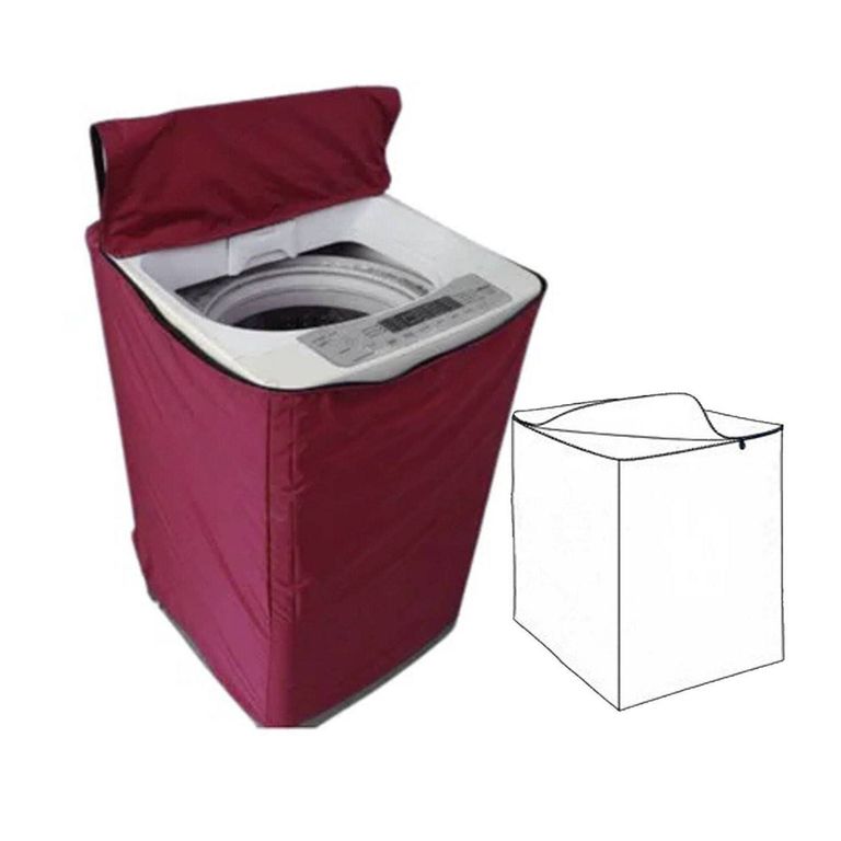 Funda Impermeable para Lavadora 16-22 Kg Guinda
