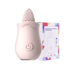 GENERICO - VIBRADOR CON LENGUA CUNNILINGUS CON 10 MODOS DE VIBRACIÓN