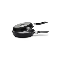 BRINOX - Doble Sartén Para Omelettes 14cm 04L Ebony Negro