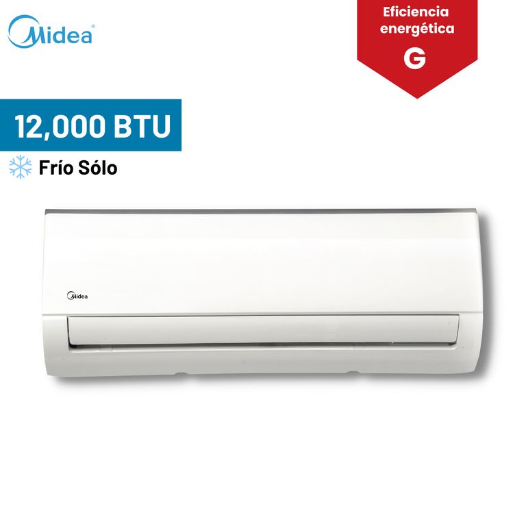 Aire Acondicionado 12000 BTU Split Pared On/Off Frío Solo