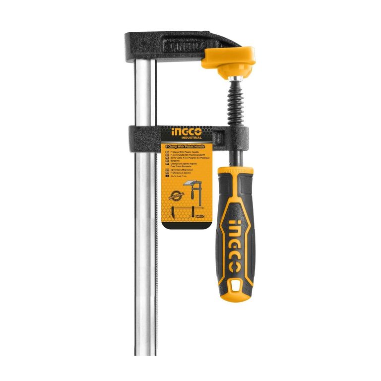 Prensa Sargento Tipo F 80 x 300 MM Industrial Ingco